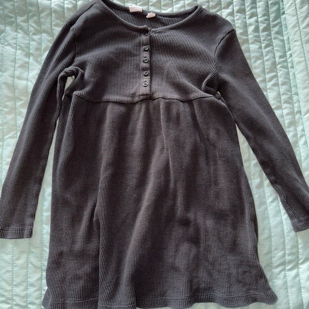 Gap waffle knit long sleeved dress